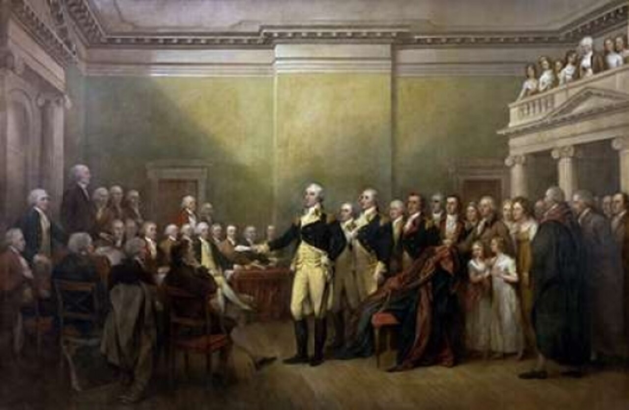 General George Washington Resigning his Commission Poster Print by John Trumbull - Item # VARPDX454943